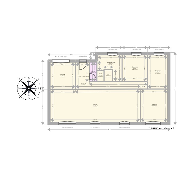 ML24008539 CLEMENT. Plan de 10 pièces et 108 m2