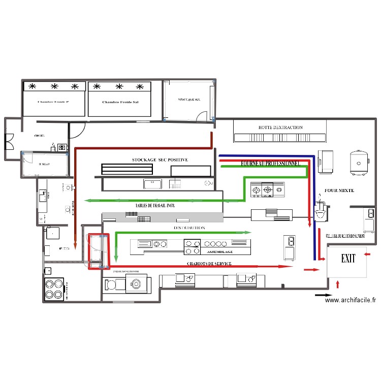 cuisine 2. Plan de 4 pièces et 139 m2
