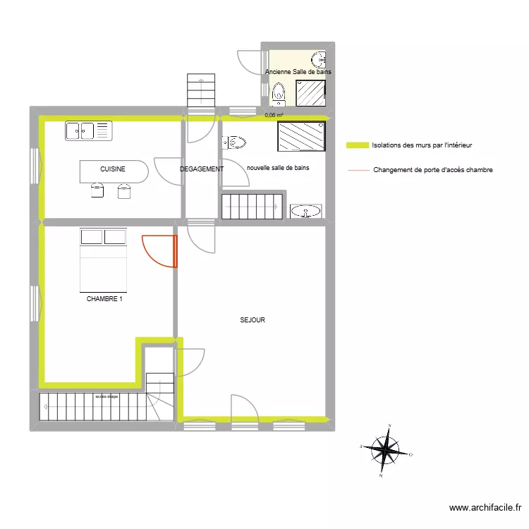 plan warlot projet&eacute;e. Plan de 
