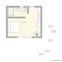 Chambre adulte projet U