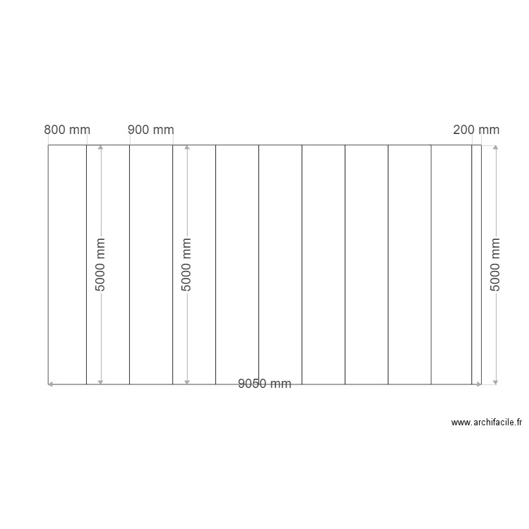 Volet 90 cm. Plan de 0 pièce et 0 m2