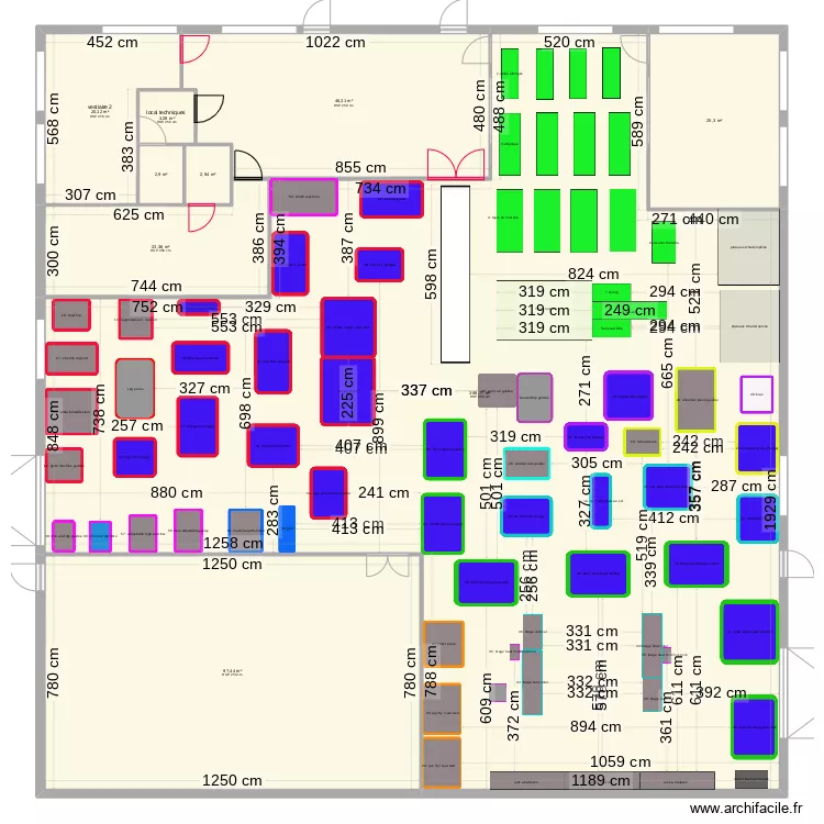 plan salle narosse! 03/05/2024 machine 2. Plan de 