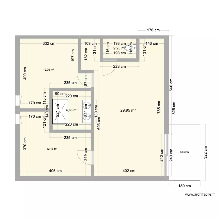R+1. Plan de R+1. Plan de