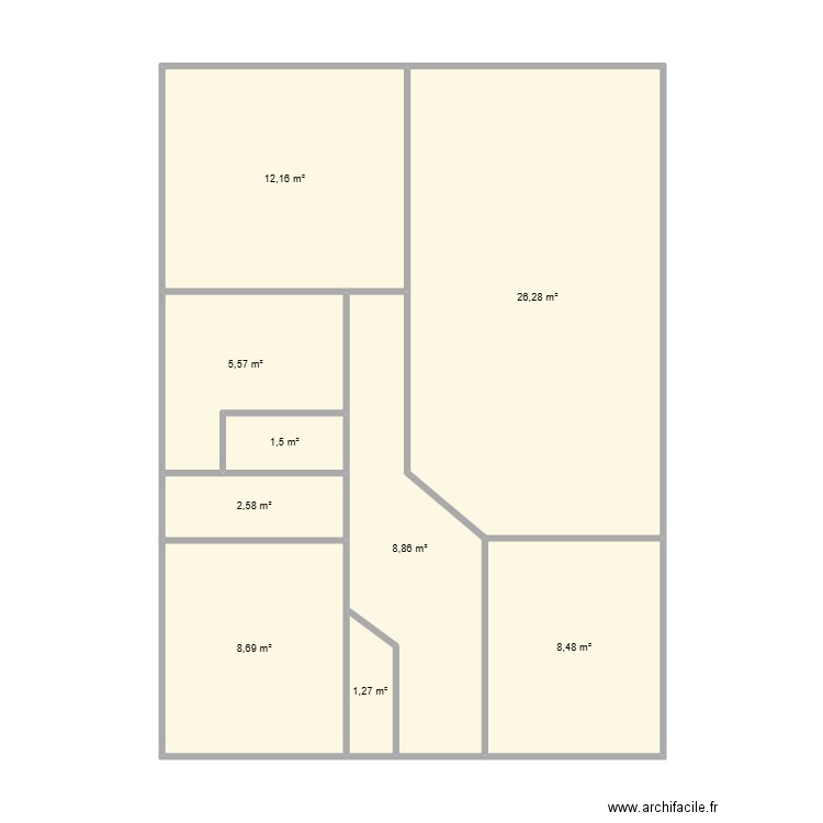 maison orleans orleans. Plan de 9 pièces et 75 m2
