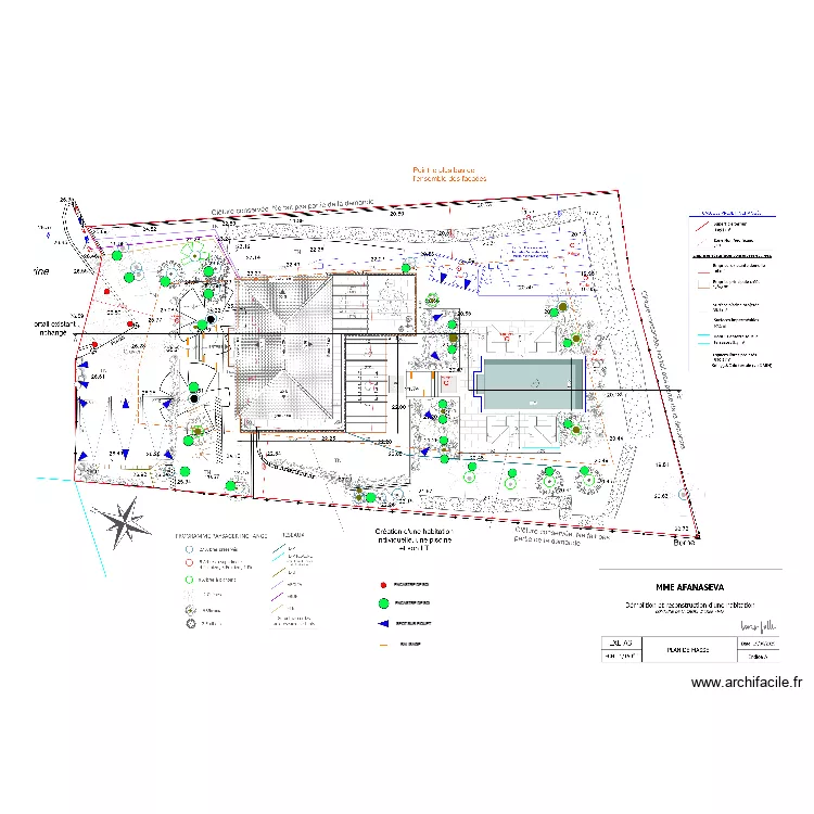 AFANASEVA JARDIN. Plan de AFANASEVA JARDIN. Plan de