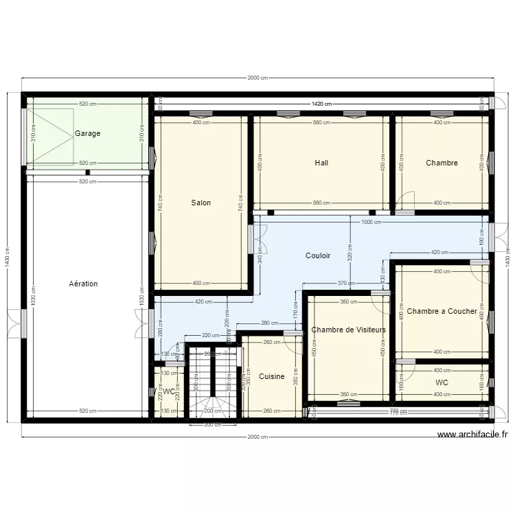 Plan de terrain 20mx14m Client 32 22 22 07. Plan de 