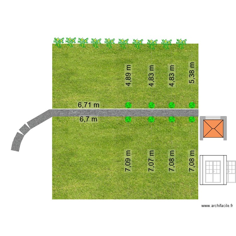 exemple. Plan de 0 pièce et 0 m2