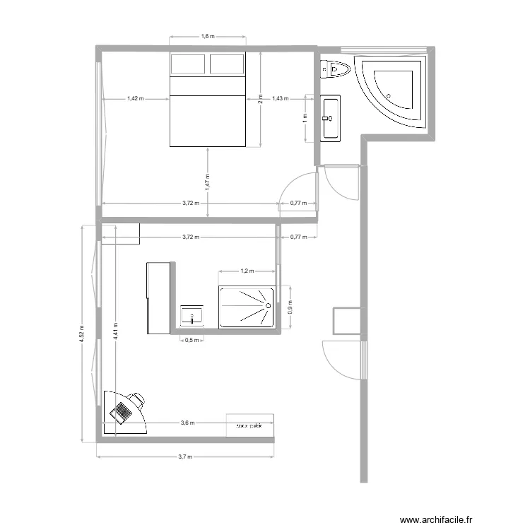 plan avec ouverture lumière entrée. Plan de plan avec ouverture lumière entrée. Plan de