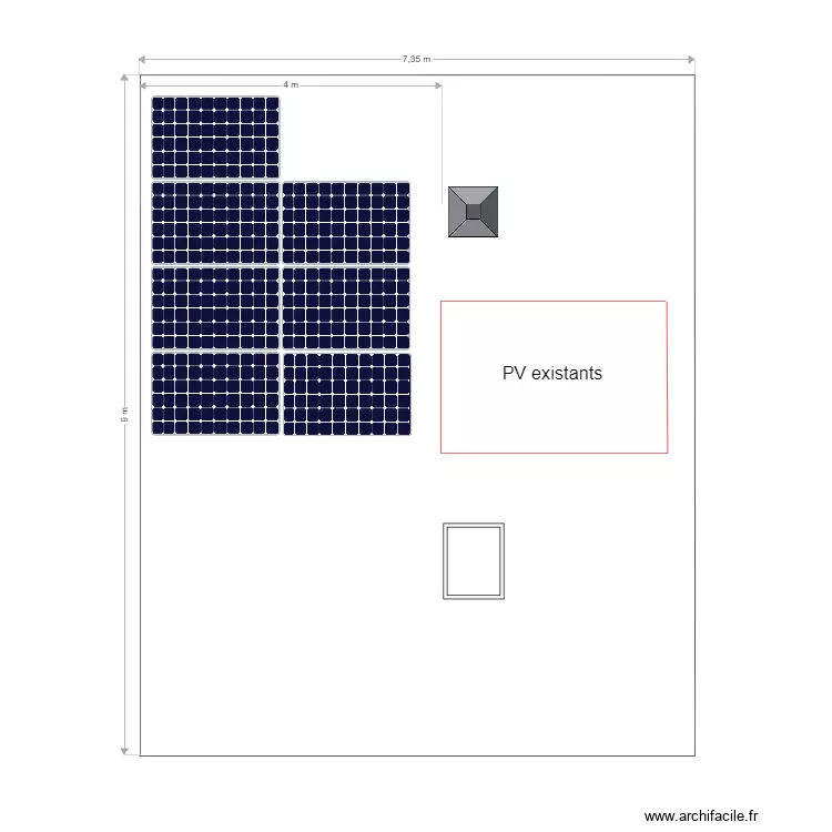 MAISON MOIRET mars. Plan de 