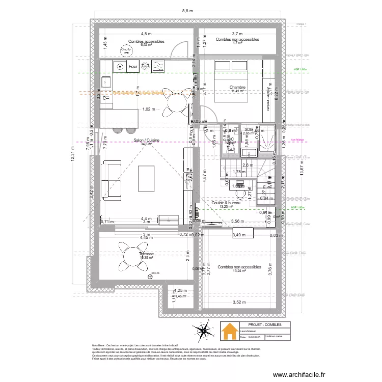 Viuz- Combles - Projet v3. Plan de 