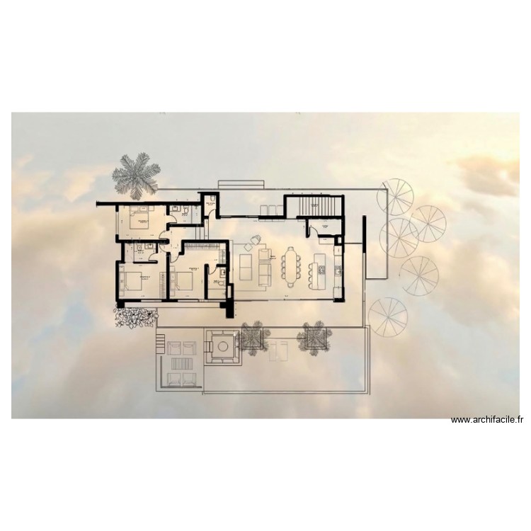 New House. Plan de 0 pièce et 0 m2