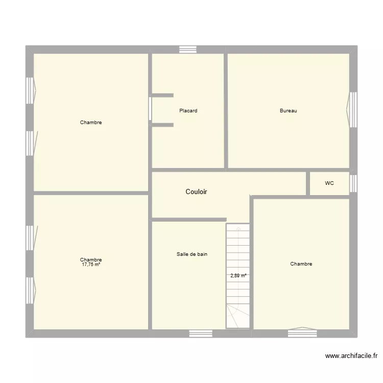 PRADE RDC. Plan de 12  et 192 m²
