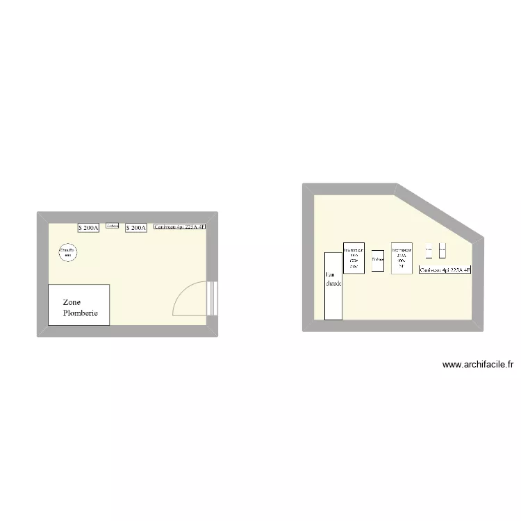 h&eacute;bert & h&eacute;bert. Plan de 