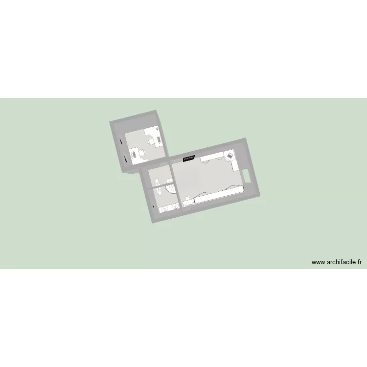 AMENAGEMENT 2028. Plan de 4 Pièces et 38 m² AMENAGEMENT 2028. Plan de 4 Pièces et 38 m²