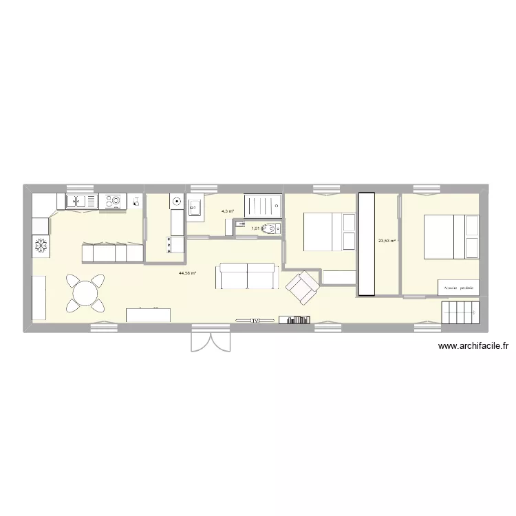 RECTIF ILOT. Plan de 4 et 73 m² RECTIF ILOT. Plan de 4 et 73 m²