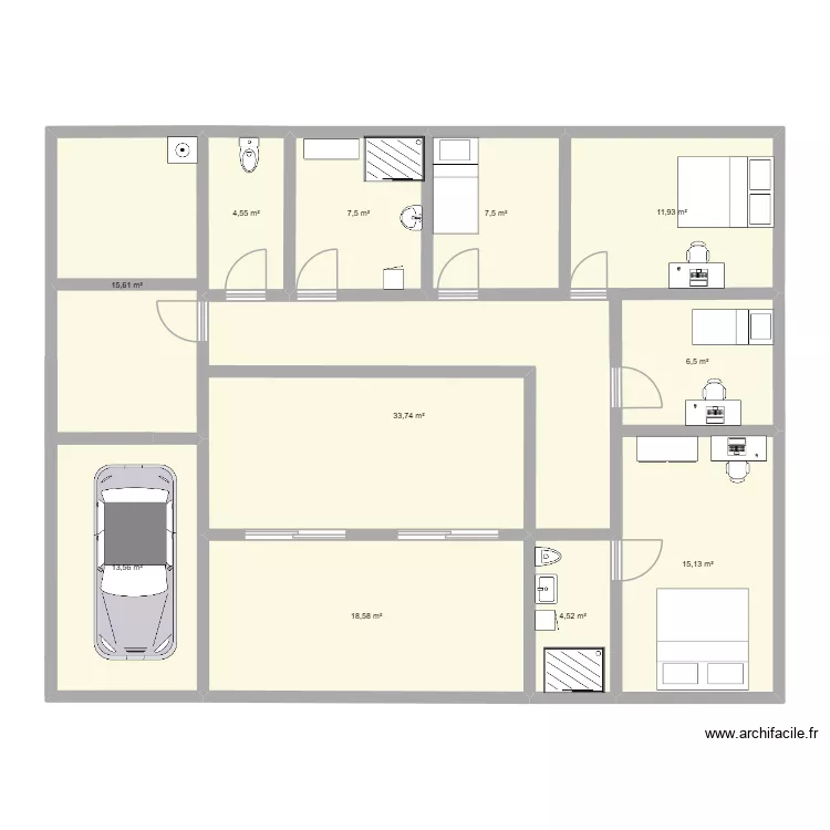 maison didi pello. Plan de 11 et 140 m² maison didi pello. Plan de 11 et 140 m²
