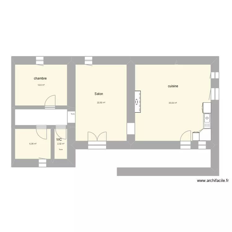 PCMI2d neuf. Plan de 5 et 78 m² PCMI2d neuf. Plan de 5 et 78 m²