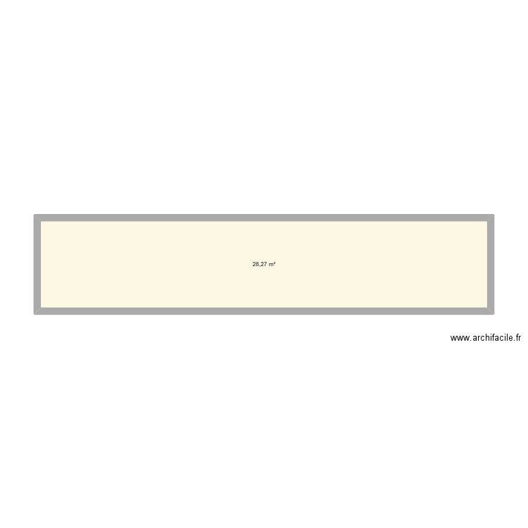 CONTAINAIR 40 pieds HIGH CUBE. Plan de 1 pièce et 28 m2
