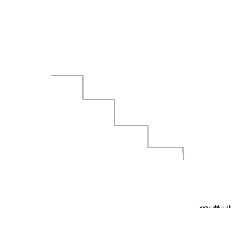 rambarde escalier. Plan de 