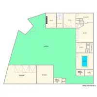 PLAN RDC MAISON ST VICTOR PLUS EXT PLB