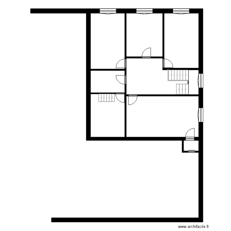 SCI DE LA LOUVIERE maison. Plan de 20 pièces et 248 m2