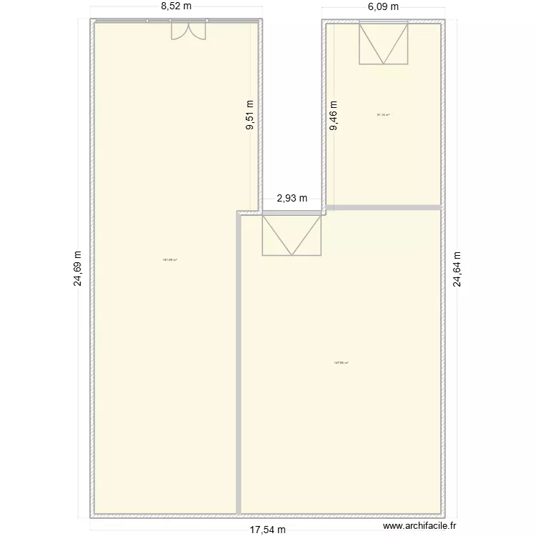 TERRIEN LOCAL PRO. Plan de 3 et 380 m² TERRIEN LOCAL PRO. Plan de 3 et 380 m²