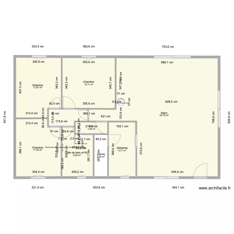 MAISON niveau 1. Plan de 