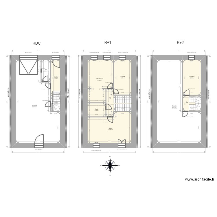 ML24002960. Plan de 12 pièces et 203 m2