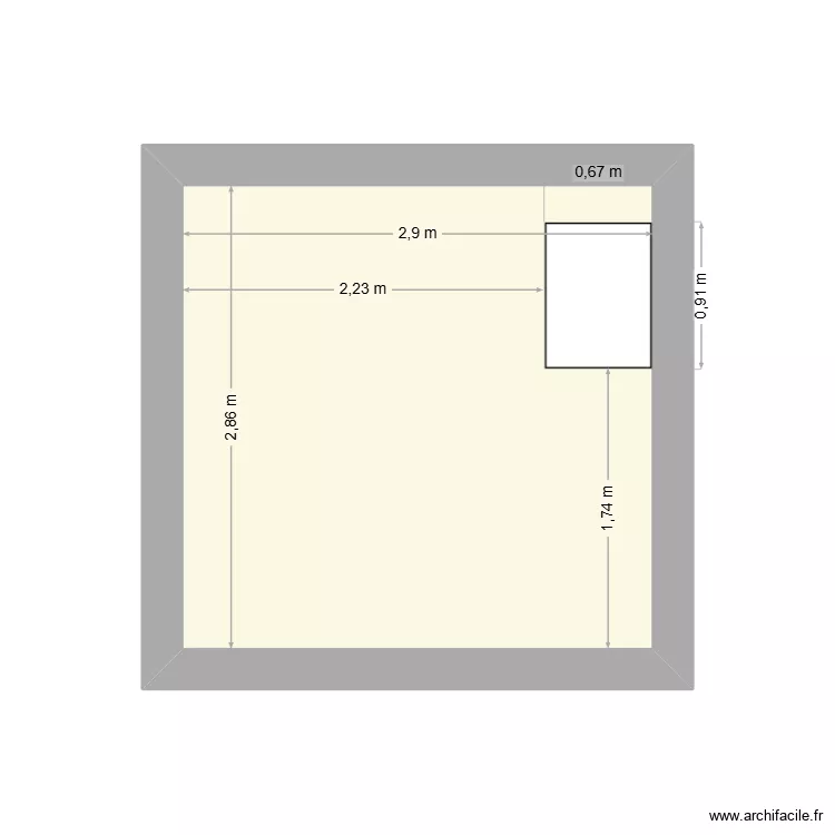 saint lo facade fond. Plan de 1 et 8 m² saint lo facade fond. Plan de 1 et 8 m²