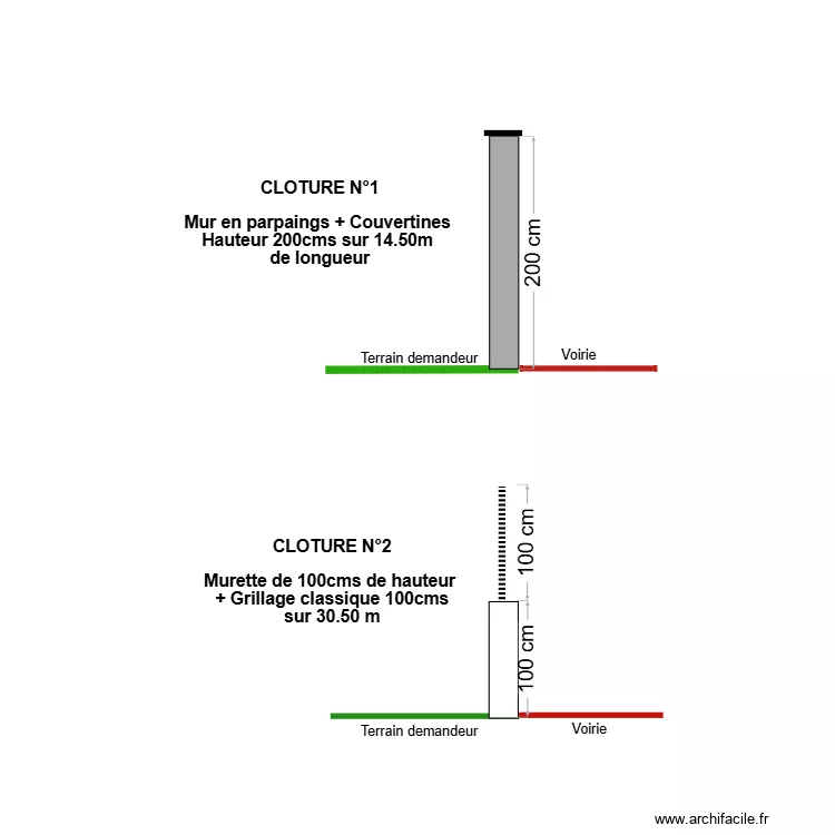 PLAN DE COUPE VAULX EN VELIN. Plan de 