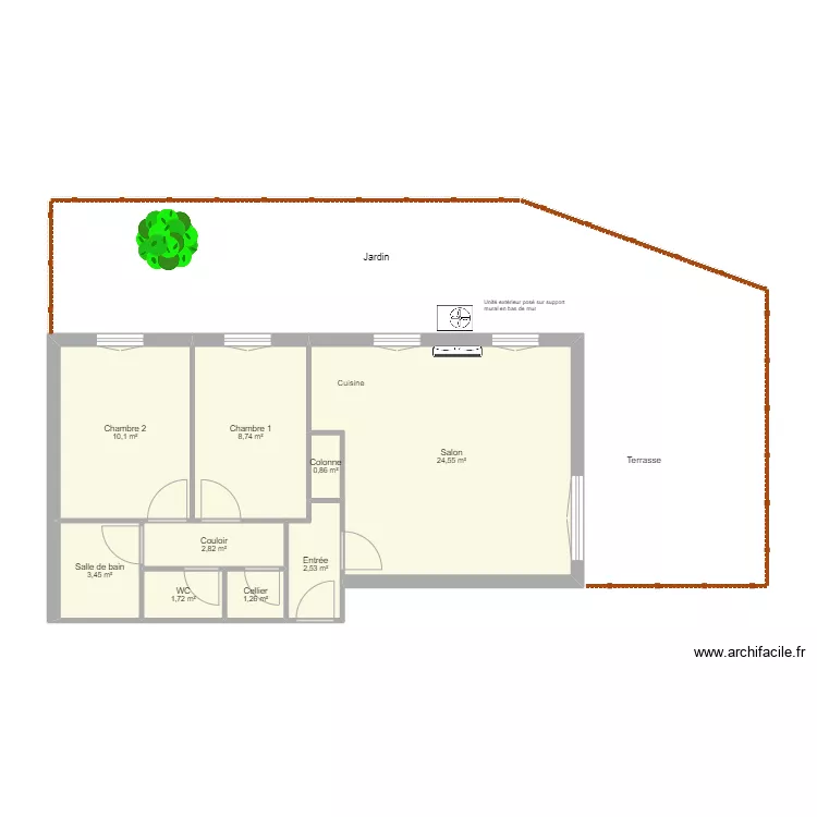 LEQUAIRE R&eacute;gine. Plan de 