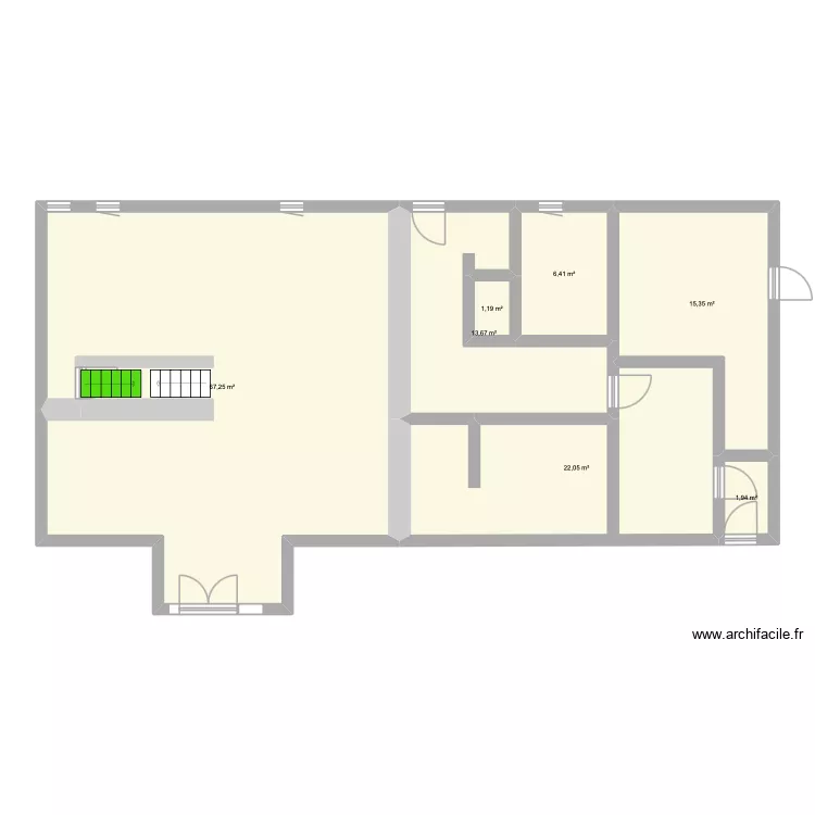 EINVAUX 2. Plan de 7  et 128 m²