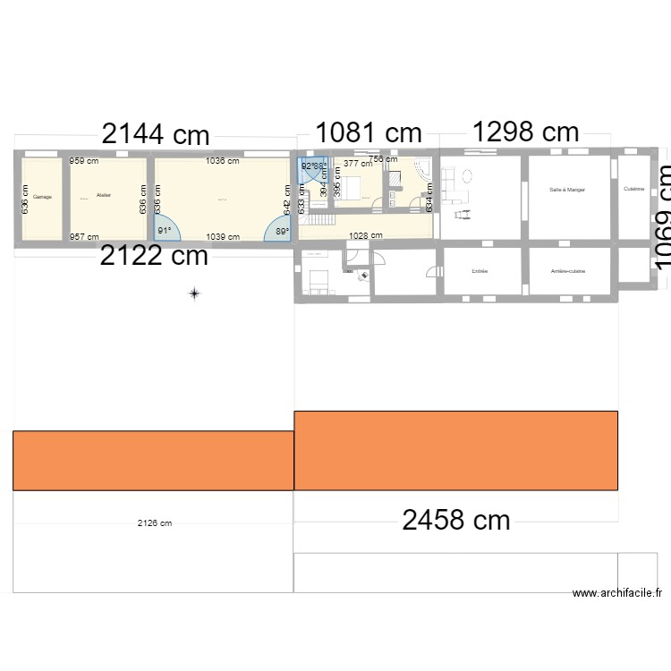 Plan de Masse Vue_Arrière. Plan de 0 pièce et 0 m2