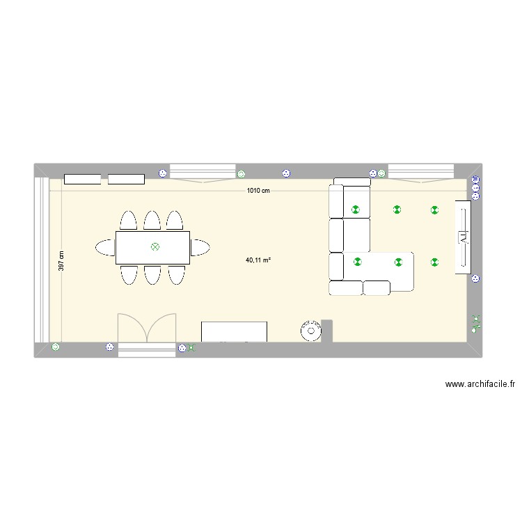 salon bertri. Plan de 0 pièce et 0 m2