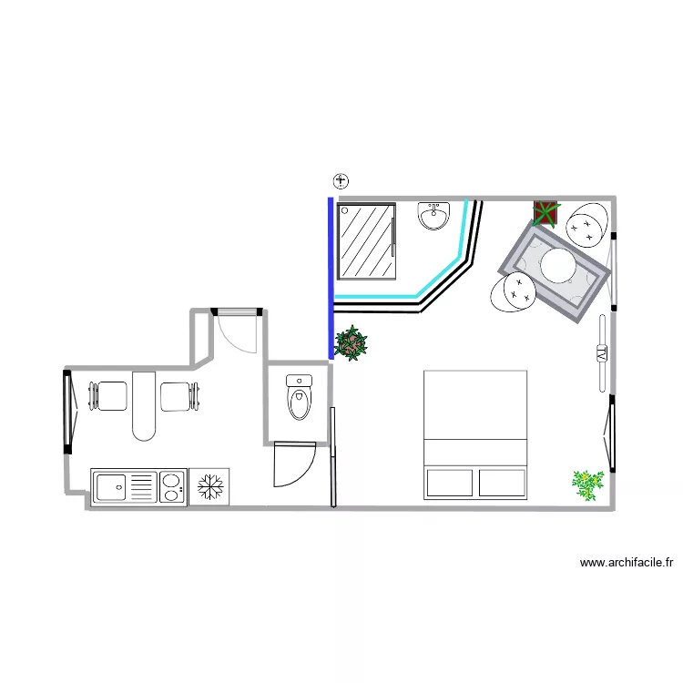 appart dourdan. Plan de 