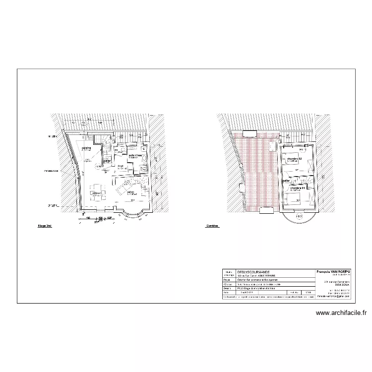 appart magasin. Plan de 