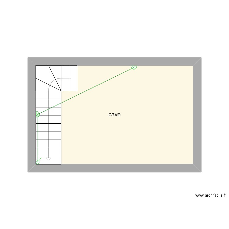 plan cave. Plan de 0 pièce et 0 m2