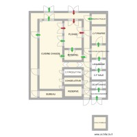 Plan de cuisine marche en avant