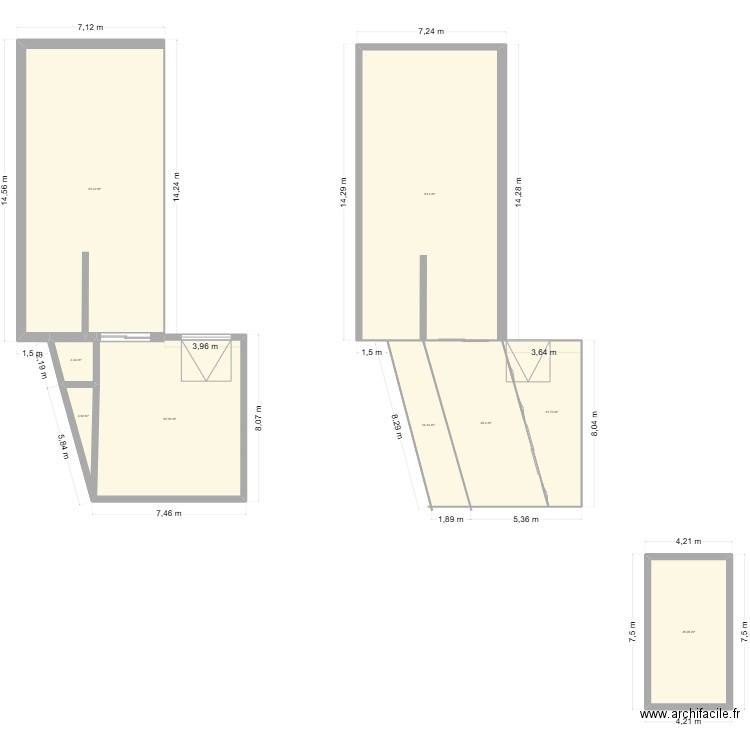 garage. Plan de 9 pièces et 334 m2