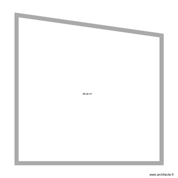 &eacute;tage. Plan de 0 pièce et 0 m2