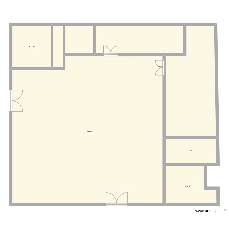 atelier spi 2. Plan de 5 pièces et 304 m2