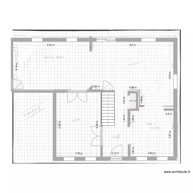 plan maison actuelle. Plan de 1 et 1 m² plan maison actuelle. Plan de 1 et 1 m²
