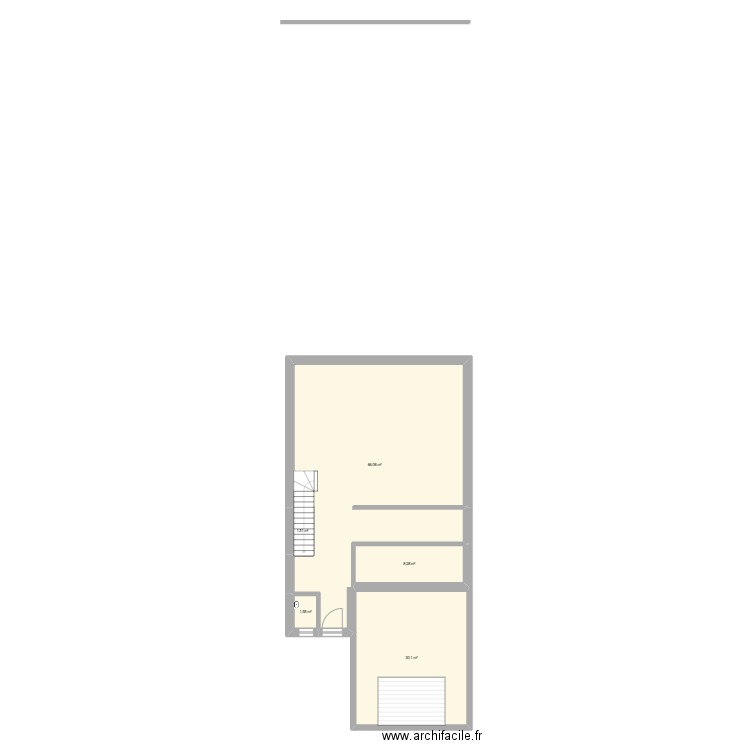 CHATEL. Plan de 5 pièces et 108 m2