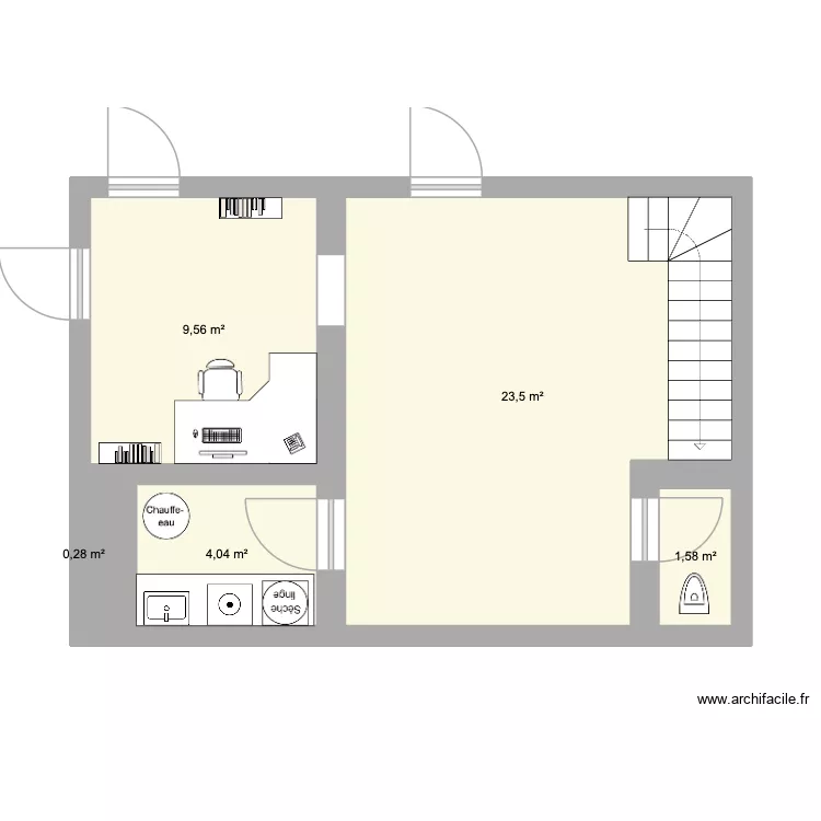 Section Barro. Plan de 