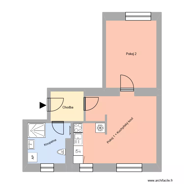 Kapit&aacute;na Jasioka 731, byt 9. Plan de 11  et 165 m²