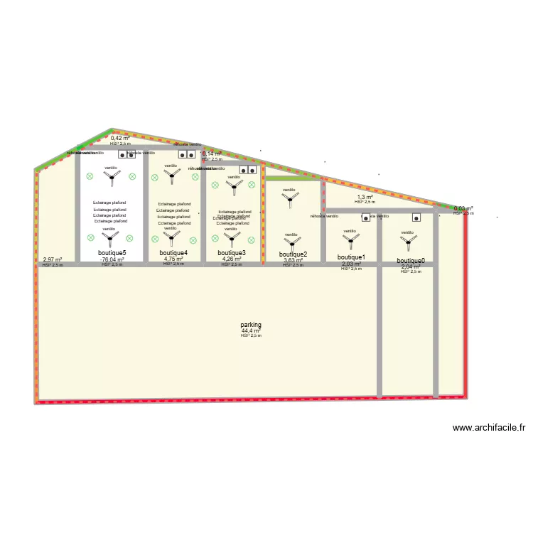 NANEMA. Plan de 12  et 72 m²