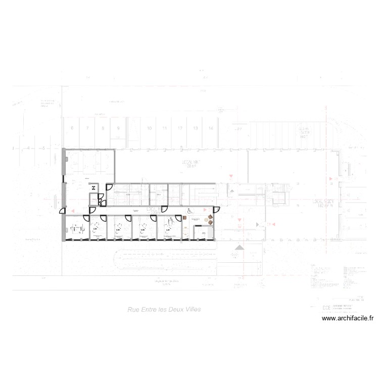 Clermont Ferrand RDC. Plan de 0 pièce et 0 m2