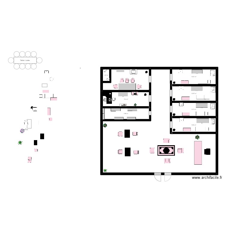 chef d oeuvre. Plan de 0 pièce et 0 m2