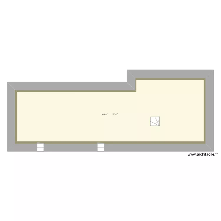 LE BOUTEILLER ETAGE. Plan de 2 et 167 m² LE BOUTEILLER ETAGE. Plan de 2 et 167 m²