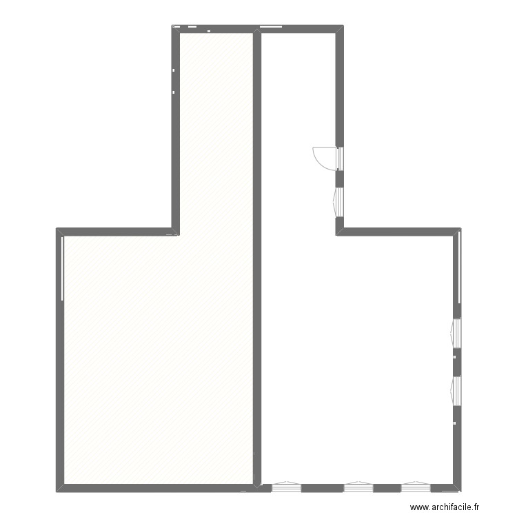 Lot 9. Plan de 2 pièces et 150 m2